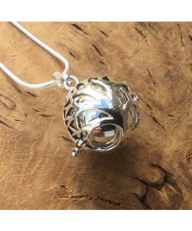 Silver Tree of Life Harmony Ball Necklace Kit - Mexican Bola Pregnancy Gift - Buy Online on SooperMarket.com