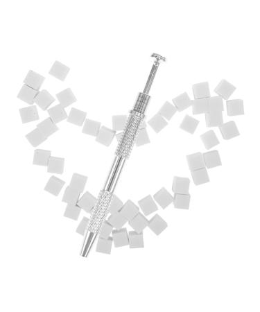 PLAFOPE 1 Set Nail Art Scratch Pen Set Nail Art Tools Manicure Tools Sponge Nail Art Pick up Tool Manicure Nail Art Tool Stainless Steel