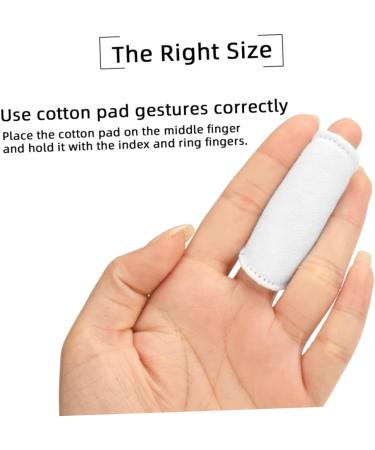 FRCOLOR 300 Pcs Thick Overlock Cotton Facial Pads - Disposable Makeup Cleaning Squares for Travel | Non-Woven Cotton Face Pads - Buy Online on SooperMarket.com