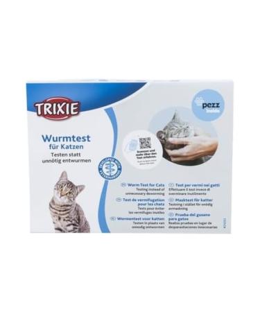 TRIXIE practical worm test for cats for home use 19.5 15 2 cm - 24203