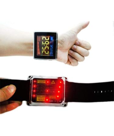 COZING Laser Wrist Watch 650nm Low Level Laser Therapy Device Treatment Mouth/Tongue Skin Ulcer Reduce The High Cholesterol High Blood Fat High Blood Sugar - Buy Online on SooperMarket.com