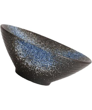 Angoily Ceramic Japanese Ramen Noodle Soup Bowls for Udon Soba Pho Asian Noodles Large Blue 8inch - Buy Online on SooperMarket.com