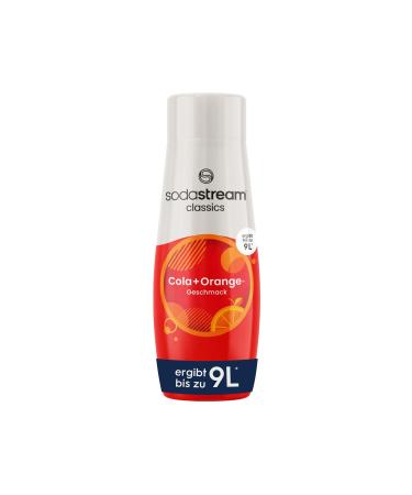 SodaStream Syrup Cola + Orange 1 bottle makes 9 liters of ready-to-drink beverage prepared in seconds and always fresh 440 ml