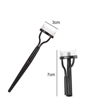 4 Pcs Folding Eyelash Comb & Eyebrow Brush Set | Spoolie Mascara Separator & Metal Teeth Grooming for Defined Lashes & Brows - International Shipping Available - Buy Online on SooperMarket.com