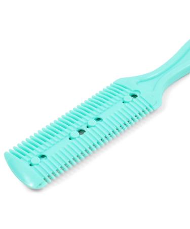 Glamlily 4 Pack Hair Thinning Razor Comb Set for Women - Assorted Colors, 7.1x1.2 inches - Buy Online on SooperMarket.com