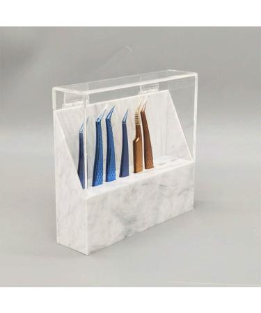 8 Holes Acrylic Tweezers Holder with Dust Cover - Durable Eyelash Extension Tools Organizer - Buy Online on SooperMarket.com