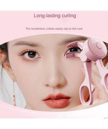 Wispbreeze Electric Eyelash Curler with 3 Heating Model Portable Eye Lash Perm Shaping and Thermal Eyelash Clip Pink - Buy Online on SooperMarket.com