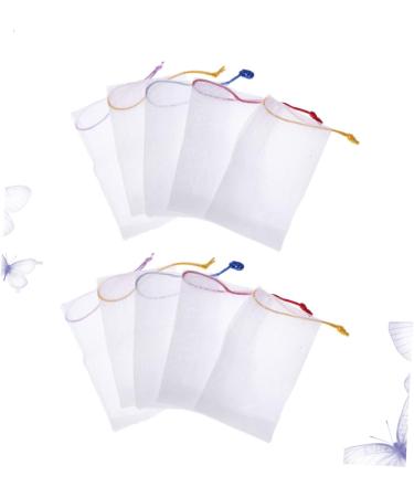 Cleansing Foaming Nets 20pcs Native Face Wash Soap Saver Pouch Soap Mesh Holder Bubble Net Handmade Soap Bath Soap Cleasing Milk Grid Natural Soap Mesh Bag Soap Mesh Pouch - Buy Online on SooperMarket.com
