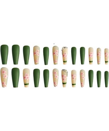 Dajidafu Artificial Nails Decals Nail Wearable Stylish Fingernails Manicure Accessories for Ballerina Wedding Party Office - Buy Online on SooperMarket.com