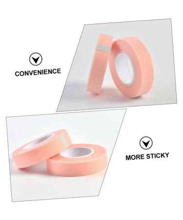 Buy FRCOLOR 5 Rolls Pink Eyelash Tape - Breathable Non-Woven Adhesive for False Lashes - Perfect for Eyelash Extensions & Separation - Buy Online on SooperMarket.com