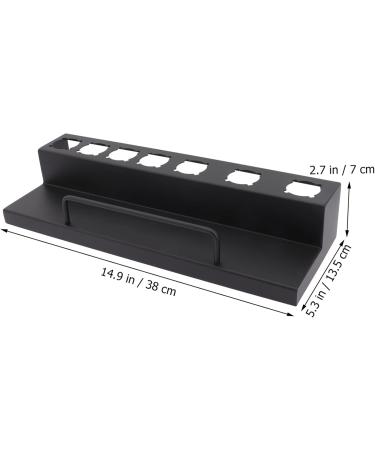 Gogogmee Curling Iron Rack Pumice Stone for Feet Hair Curler Wall Rack Hair Dryer Stand Stainless Steel Black - Buy Online on SooperMarket.com