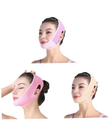Chin Strap for Women - Double Chin Reducer & V Line Face Lifting Mask | Soft Slimming Face Belt (Skin Color - Buy Online on SooperMarket.com