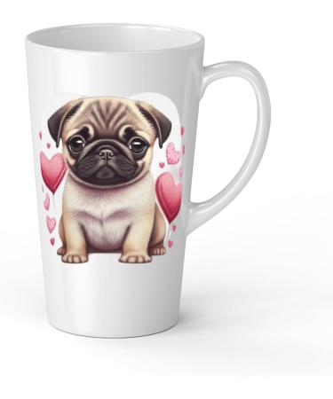 White Ceramic Baby Carlin Mug - Large 483 ml Perfect for Hot Chocolate or Milk Fun and Easy to Use - Buy Online on SooperMarket.com