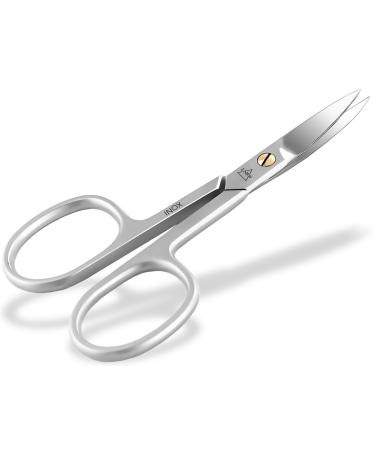 Professional nail scissors with an extra spicy curved cut surface for precise shortening of finger and toenails 9 cm made of stainless steel