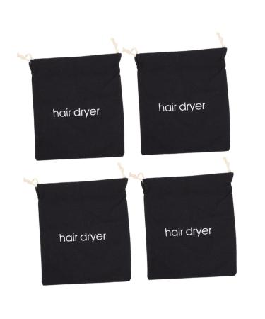 WOONEKY 4pcs Hair Dryer Storage Bag Hair Dryer Drawstring Bag Travel Supplies Toiletry Bag for Travel Fabric