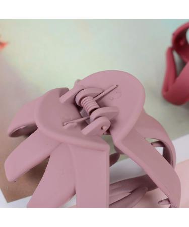 UTENEW Set of 6 Medium Hair Claw Clips - No-Slip Grip Octopus Jaw Clips for Thick Hair - Daily Hairstyle Accessories (6 Colors) - Buy Online on SooperMarket.com