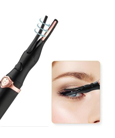 1 Pcs Electric Heated Eyelash Curler - Rechargeable & Long Lasting Lash Curler for Effortless Makeup in Black - Buy Online on SooperMarket.com