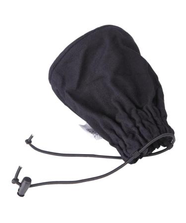 WOONEKY 1pc Hair Dryer Bag Volume Hair Tool Hair Dryer for Curly Hair Wind Shield Pocket Diffuser Sock Black