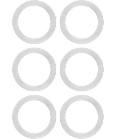 Alomejor Baby Pacifier O-Rings - 20pcs Silicone Safe Dummy Clips & Adapter Holder for Babies | Transparent Durable & Secure - Buy Online on SooperMarket.com