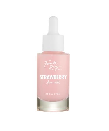 ColourPop Fourth Ray Beauty Strawberry Face Milk - Moisturizing Face Serum Infused with Strawberry Seed Oil Marshmallow & Lotus Flower - Conditions Skin for a Healthier-Looking Complexion (1.0 oz)
