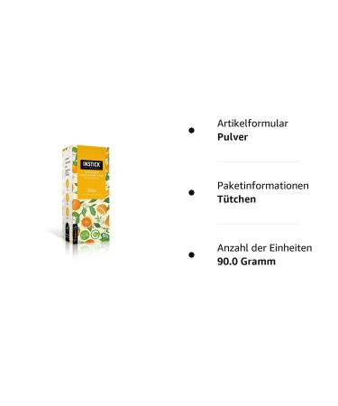 Intick Sugar-Free Instant Drink - Orange Flavor | Vegan Low-Calorie Powder with Vitamin C | 12 x 1.5L Pack | International Shipping Available - Buy Online on SooperMarket.com