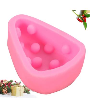 MAGICLULU Soap Mold Triangle Mold Sushi Mold Maker Capacillos para Cupcake Silicone Baking Molds Silicone Cheese Mold Cookie Mold Silicone Candy Mold Cakes Chocolate France 3D Pink - Buy Online on SooperMarket.com