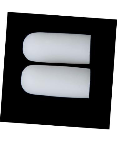 Gel Toe Protector Sleeve - Foot Care Blisters Splitter Cover Caps - White Thumb Protector Pair - Buy Online on SooperMarket.com