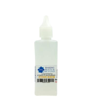 Baking Beauty and Beyond Concentrated Food Flavouring Oil - Dozen of Professional Quality Food Grade Flavouring Oil for Candy Making Baking Cooking Lip Balm and Lip Gloss - Chicken (50ml)