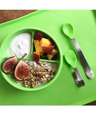 Green Sprouts Learning Bowl for 9+ Months - Pink Baby Feeding Bowl - Buy Online on SooperMarket.com