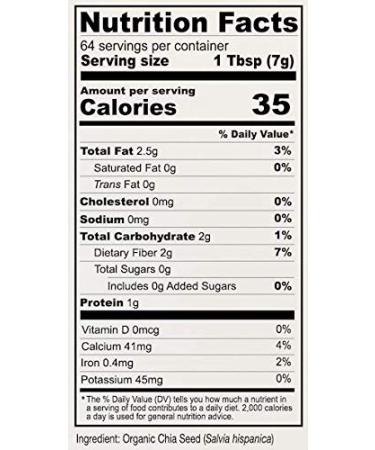 Organic Chia Seed - Anthony's 1 lb | Gluten Free, Non-GMO, Finely Ground - Buy Online on SooperMarket.com