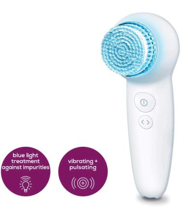 Beurer FC65 Electric Pureo Deep Clear Face Brush Cleanser Skin Care Products for Face and Entire Body Waterproof Skincare Tools and Beauty Products Facial Brush and Face Scrubber - Buy Online on SooperMarket.com
