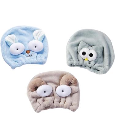 Beaupretty 6 Pcs Shower Cap Dry Hair Hat Bath Hair-drying Cap Turban Cute - Buy Online on SooperMarket.com