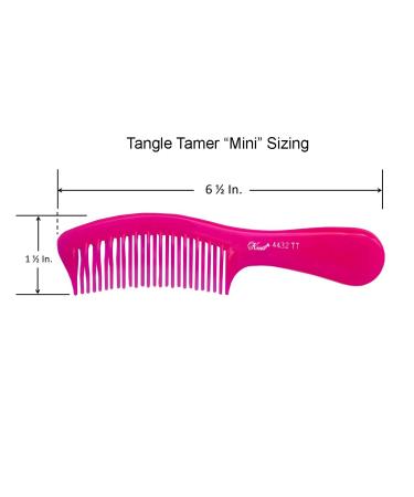 Krest Teal Tangle Tamer Curved Tooth Comb - Detangle Hair Effortlessly - Buy Online on SooperMarket.com