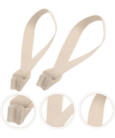 2pcs Toe Separator Set for Plantar Fasciitis, Hammer Toe, and Bunions - Pedicure Toe Separators for Women - 18.5x2.3cm - Buy Online on SooperMarket.com