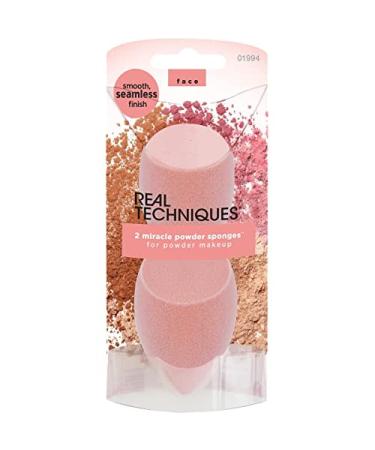 Real Techniques Miracle Powder Sponges 2 Pack