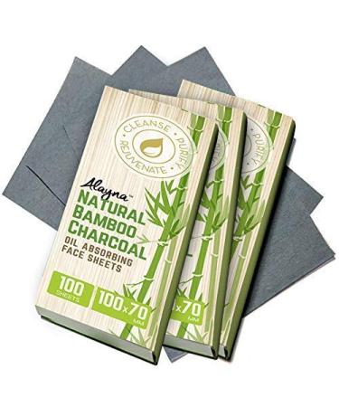 Oil Blotting Sheets for Face Natural Bamboo Charcoal Blotting Paper for Oily Skin Oil Absorbing Tissues Beauty Blotters Remove Excess Shine Organic Blot Papers For Make UpFacial & Skin Care 3 Pack 3 Count (Pack of 1)