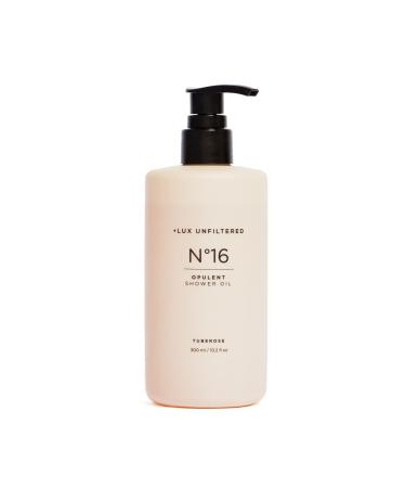 + Lux Unfiltered N 16 Opulent Shower Oil in Tuberose - Luxurious Hydrating Full Body Oil Cleanser - For the Shower or Bath - Gluten Free  Cruelty Free  & Vegan - For Men & Women