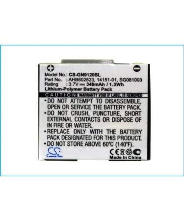 DCH 340mAh Battery Replacement for GN Netcom 9125 9120 | High-Quality AHB602823 SG081003 - International Shipping Available - Buy Online on SooperMarket.com