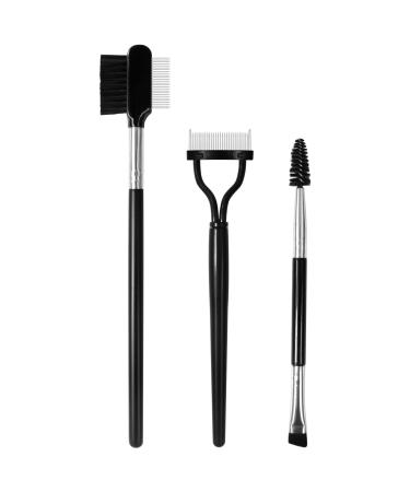 Sularpek 3 Pcs Eyelash Brush Eyebrow Brush Eyelash Comb Eyelash Separator Tool False Eyelash Grooming Brushes Apply to Spoolie for Brows or Lashes Makeup Grooming Tool