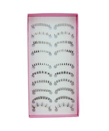10 Pairs Different Style Lower Lashes False Bottom Eyelashes Useful and practical