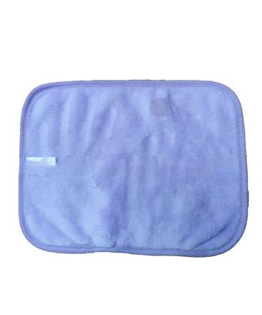 Dajidafu 10 Pieces Face Cleaning Cloth Reusable Washable Replacement Solid Color Hanging Girls Makeup Cosmetic Remover Pad Light Purple