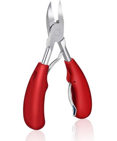 URAQT Precision Toenail Clippers - Heavy Duty Stainless Steel Cutter for Thick Nails with Protective Cover - Buy Online on SooperMarket.com