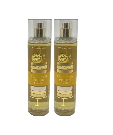 Bath & Body Works Iced Lemon Pound Cake Fine Fragrance Mist - Pack of 2