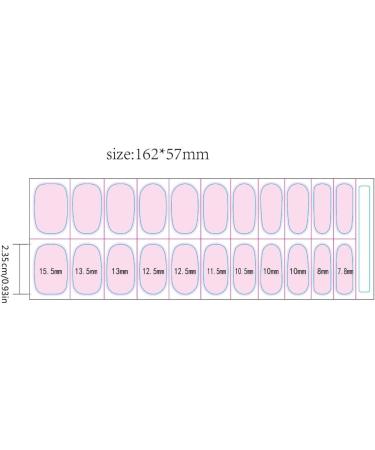 Ruarby Long French False Nails Stick On Nails Nail Gradient Press on Nails DIY Art Accessories Display for Personal Style - Buy Online on SooperMarket.com
