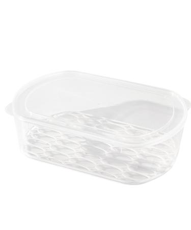 YAJEXUN breast milk storage container breast milk-storage box stackable storage container for breast milk in the refrigerator transparent sealed organizer container waterproof medium size