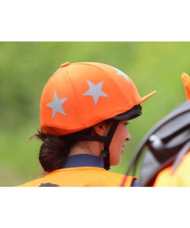 Shires EQUI-FLECTOR Hat Cover Orange One Size