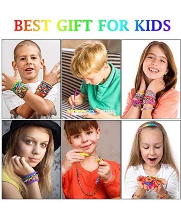 WISHTIME Rubber Band Bracelet Kit for Girls - 11700+ PCS DIY Bracelet Making Set with Bands, Beads, Charms, Tassels, Hooks, and Clips - Buy Online on SooperMarket.com