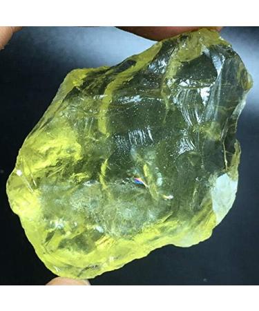 Natural Crystal Rough 1pcs Natural Yellow Crystal Crystal Stone Specimen 60g - Buy Online on SooperMarket.com