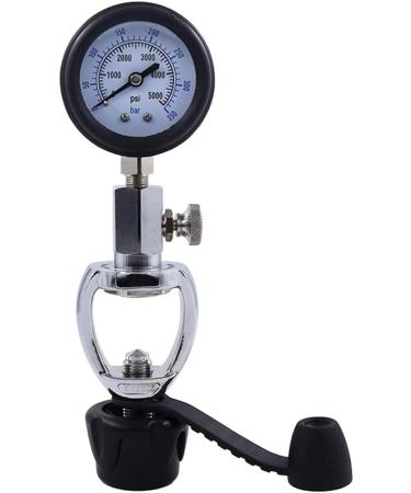 Extralife Scuba Diving Yoke Tank Pressure Checker - 5000/350 BAR - Diving Accessories - Buy Online on SooperMarket.com