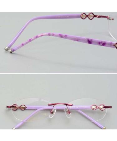Ranara Replacement Glasses End Tips | Purple Spare Parts & Temples for Borderless 1-Hole Glasses - 1 Pair - Buy Online on SooperMarket.com